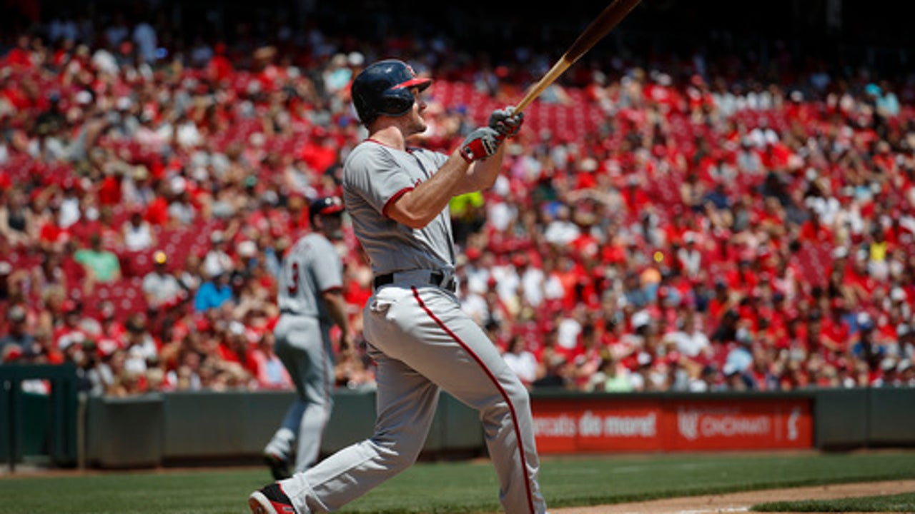 Murphy's 2 homers lead Nationals to 14-4 rout of Reds (Jul 16, 2017)